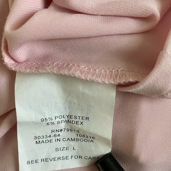 Oh baby by motherhood pink top blouse size L - Picture 8 of 8